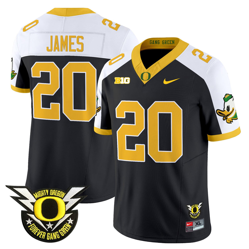 Men's Oregon Ducks 2024 Forever Gang Green & BIG Patch Vapor Limited Jersey - All Stitched - image 30