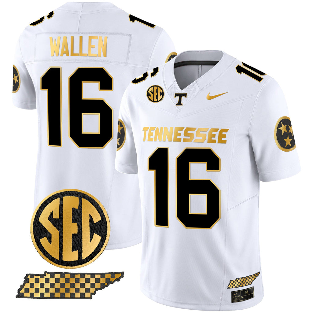 Men's Tennessee Volunteers 2024 Gold Vapor Premier Limited Jersey - All Stitched - image 5