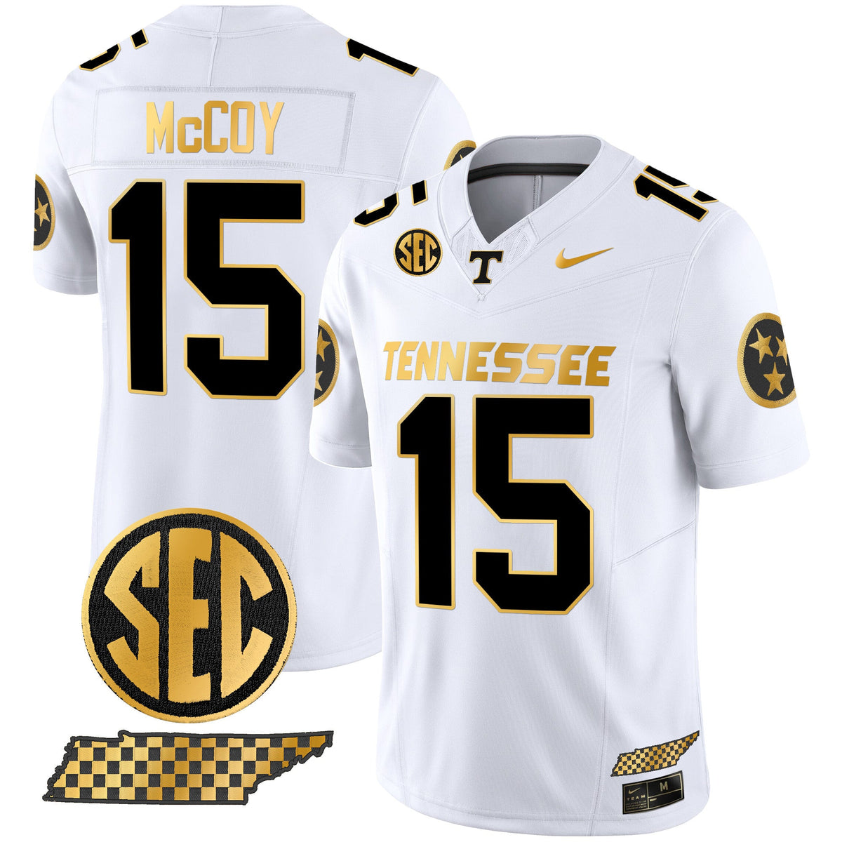 Men's Tennessee Volunteers 2024 Gold Vapor Premier Limited Jersey - All Stitched - image 6