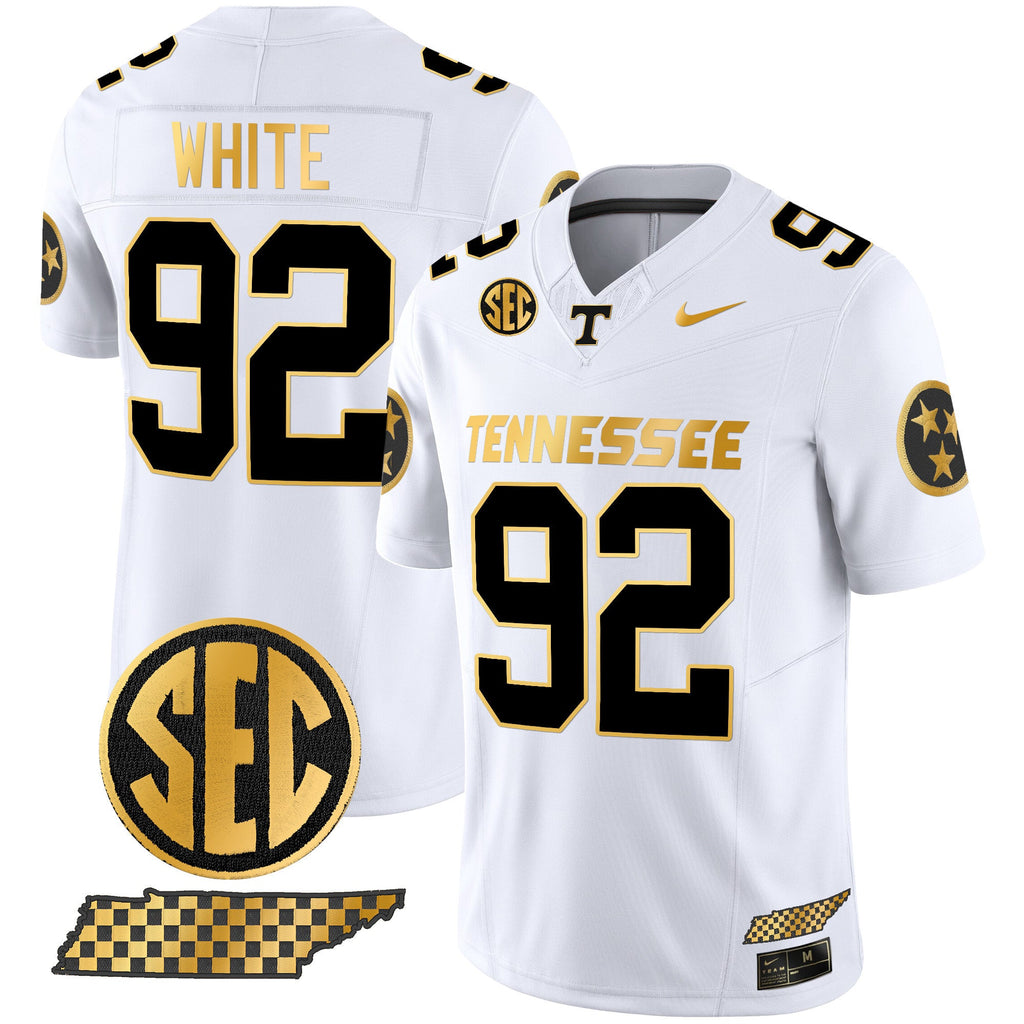 Men's Tennessee Volunteers 2024 Gold Vapor Premier Limited Jersey - All Stitched - image 8