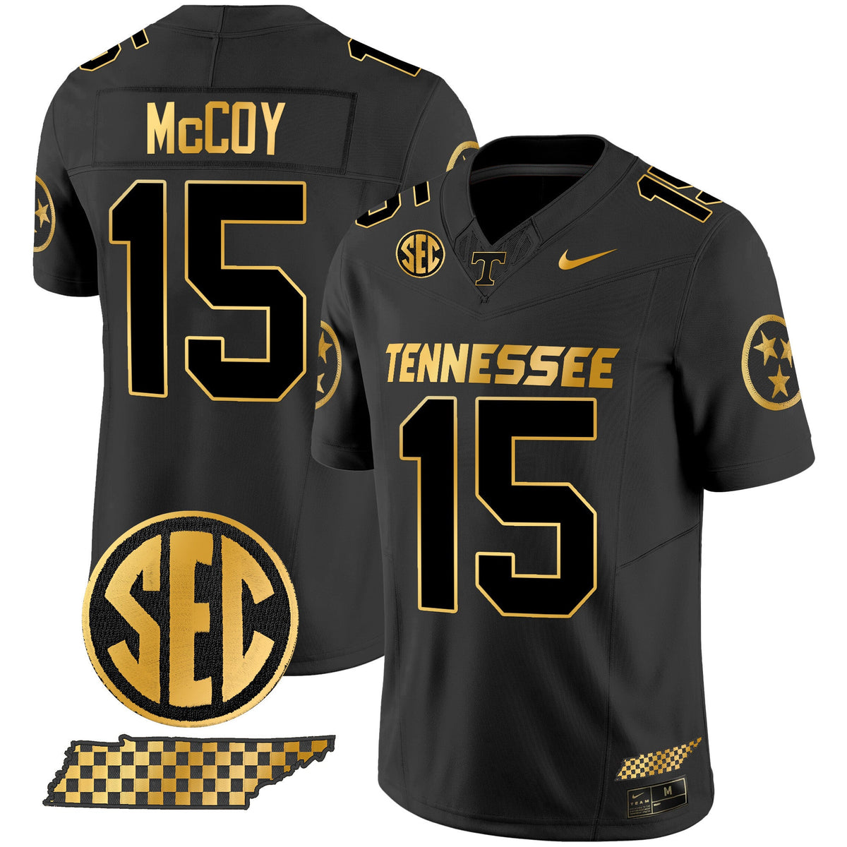 Men's Tennessee Volunteers 2024 Gold Vapor Premier Limited Jersey - All Stitched - image 15