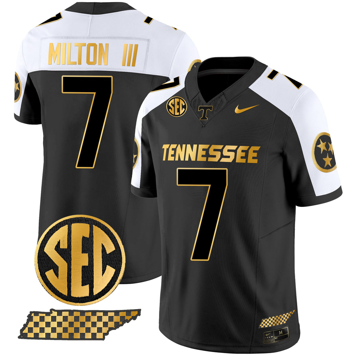Men's Tennessee Volunteers 2024 Gold Vapor Premier Limited Jersey - All Stitched - image 31