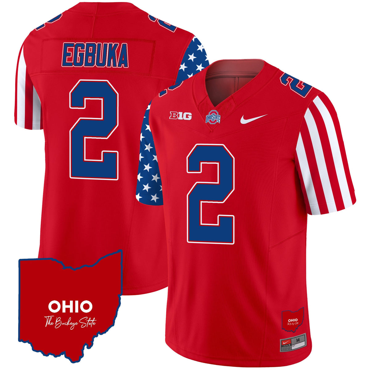 Men's Ohio State Buckeyes American Style Vapor Limited Jersey - All Stitched - image 15