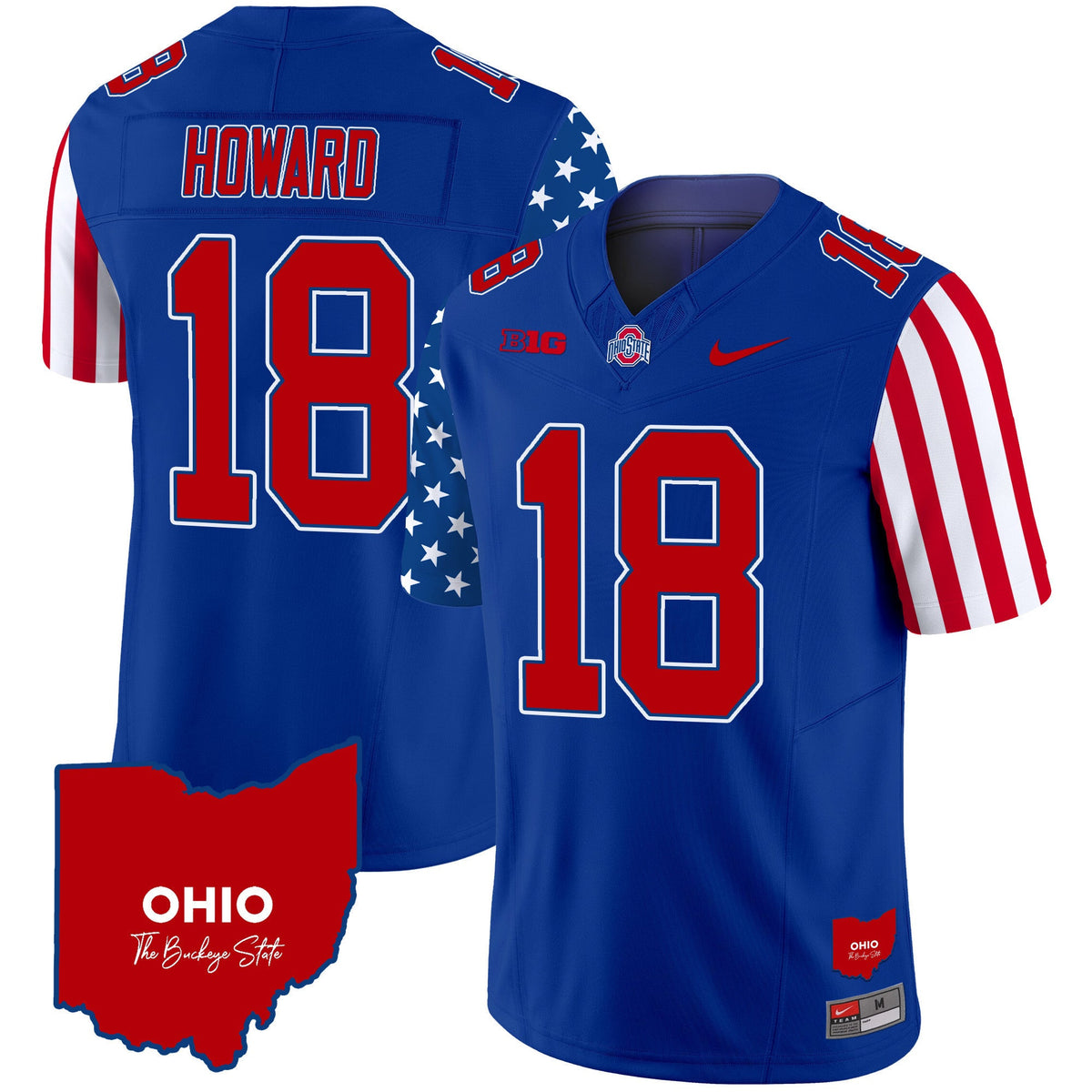 Men's Ohio State Buckeyes American Style Vapor Limited Jersey - All Stitched - image 19