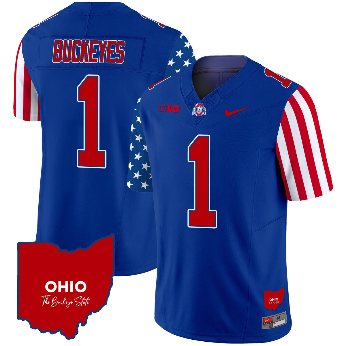 Men's Ohio State Buckeyes American Style Vapor Limited Jersey - All Stitched - image 20