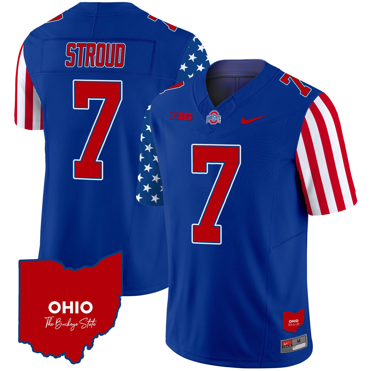 Men's Ohio State Buckeyes American Style Vapor Limited Jersey - All Stitched - image 22