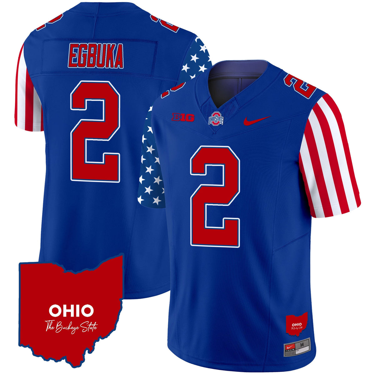 Men's Ohio State Buckeyes American Style Vapor Limited Jersey - All Stitched - image 24