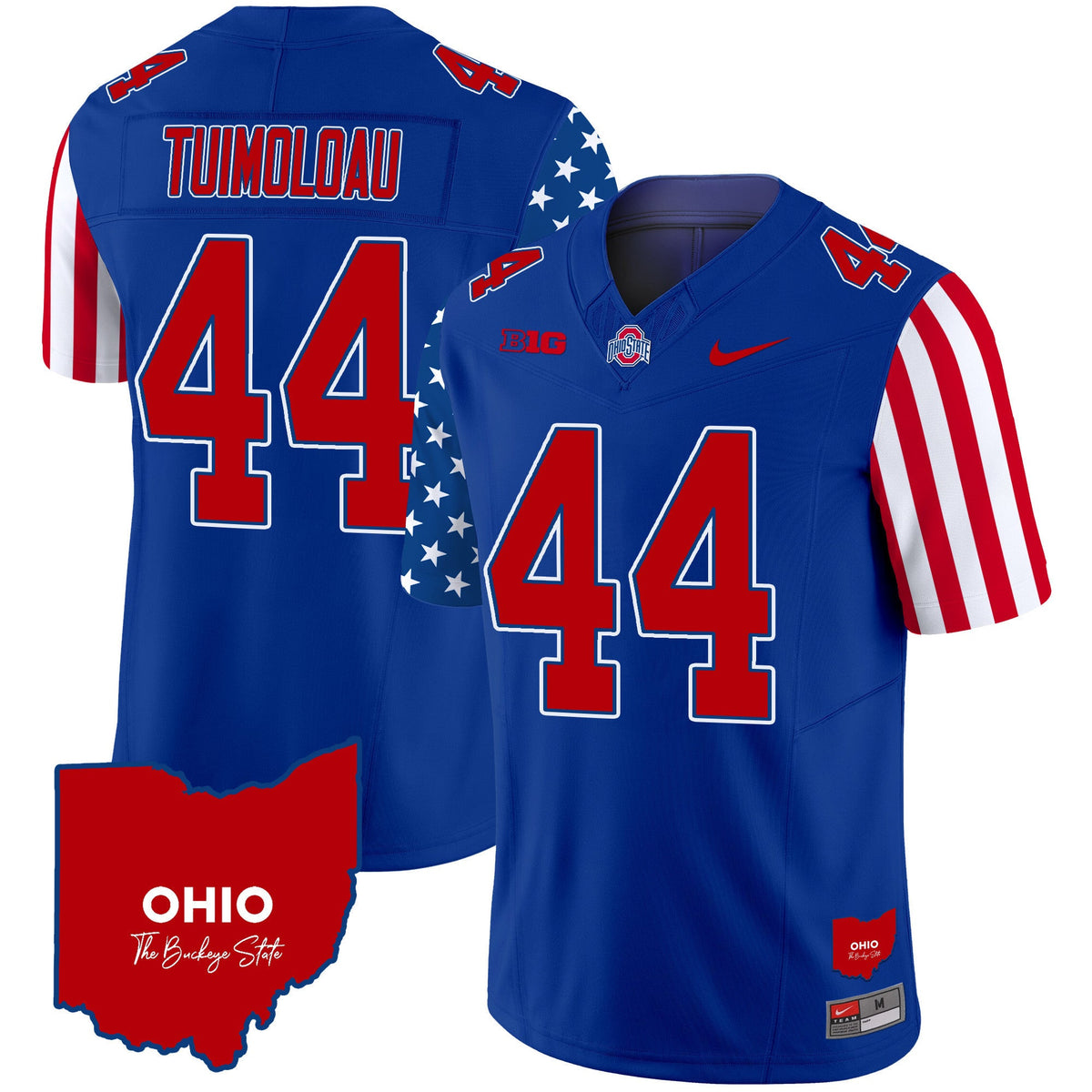 Men's Ohio State Buckeyes American Style Vapor Limited Jersey - All Stitched - image 26