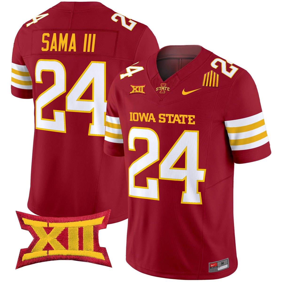 Men's Iowa State Cyclones 2024 Vapor Limited Jersey - All Stitched - image 16