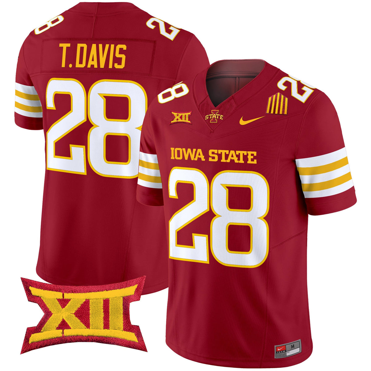 Men's Iowa State Cyclones 2024 Vapor Limited Jersey - All Stitched - image 20