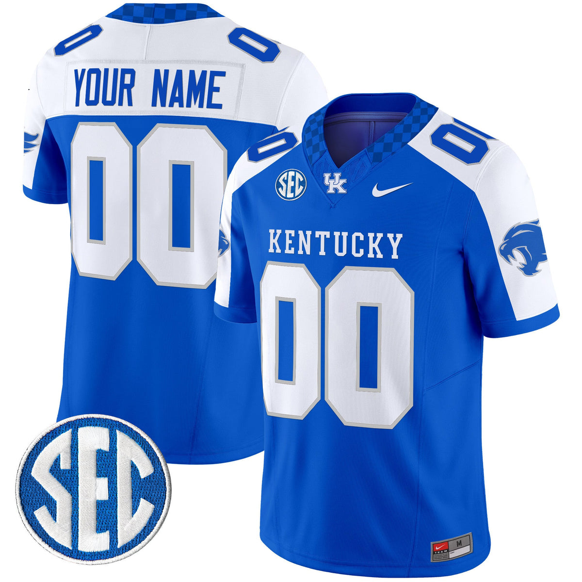 Kentucky Wildcats 2024 Vapor Limited Custom Jersey - All Stitched - image 1