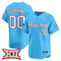 Houston Cougars Light Blue Custom Jersey - All Stitched - image 1