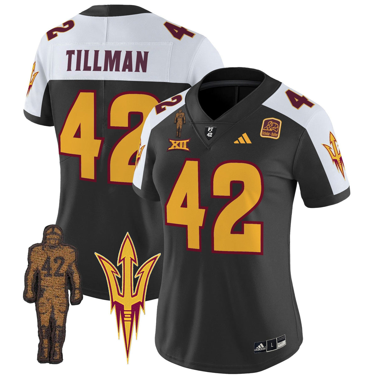 Women's Arizona State Sun Devils 2024 Pat Tillman Honoring Patch Vapor Limited Jersey - All Stitched - image 14