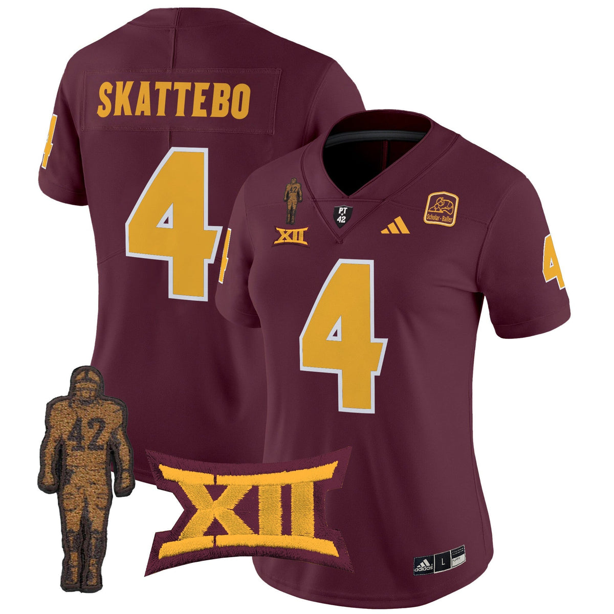 Women's Arizona State Sun Devils 2024 Pat Tillman Honoring Patch Vapor Limited Jersey - All Stitched - image 18