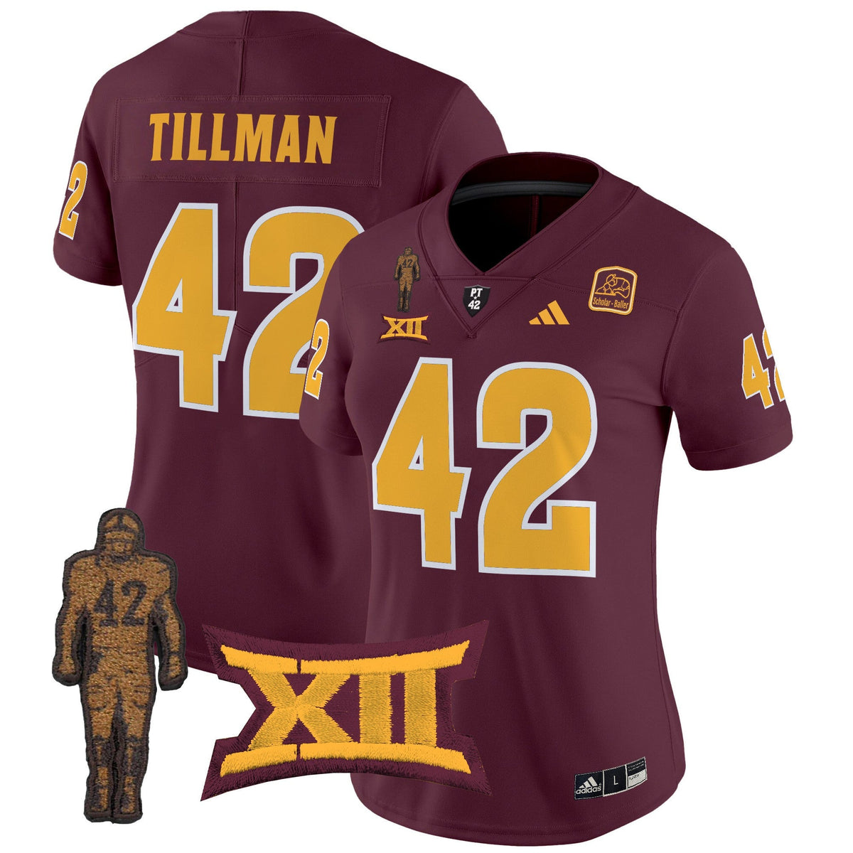 Women's Arizona State Sun Devils 2024 Pat Tillman Honoring Patch Vapor Limited Jersey - All Stitched - image 22