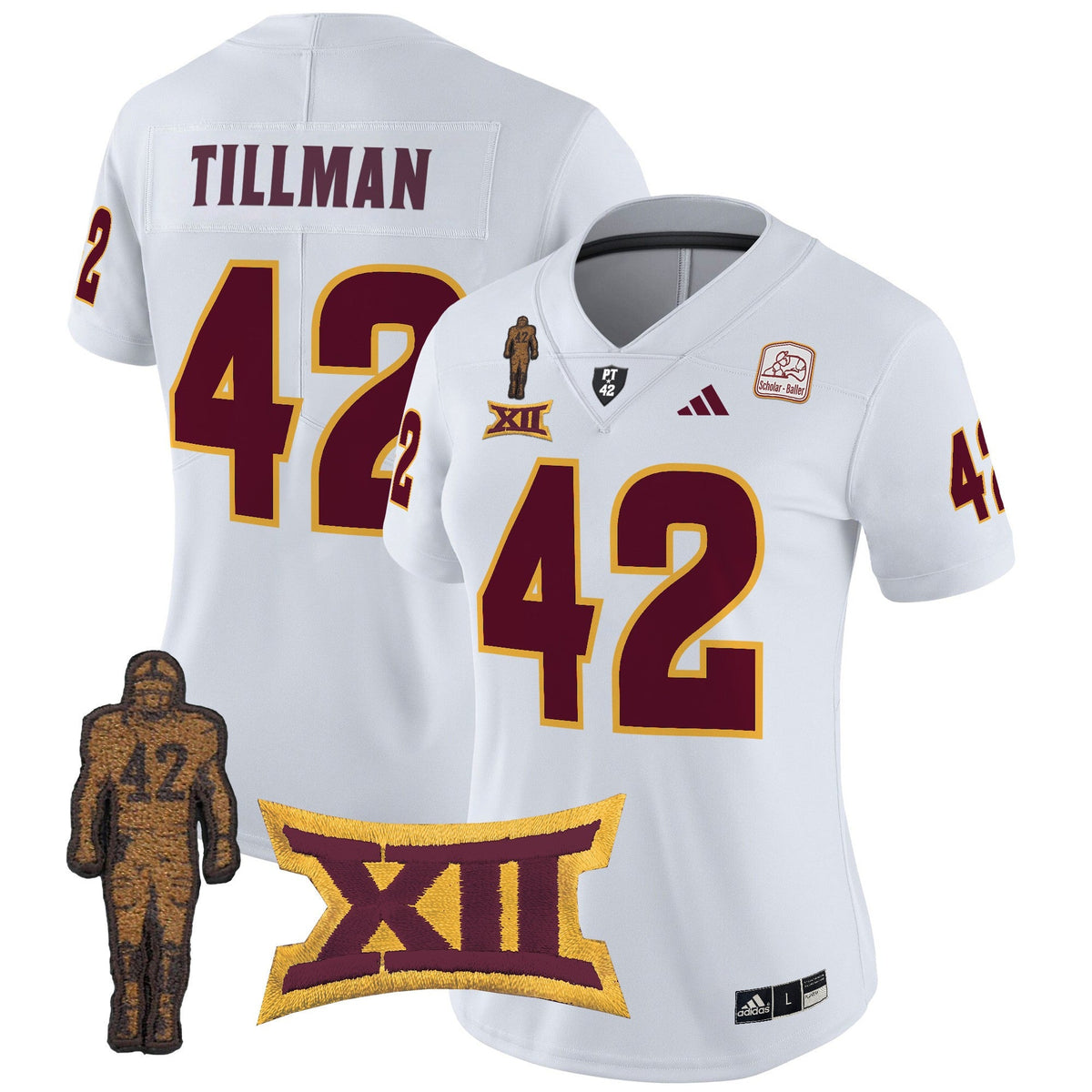 Women's Arizona State Sun Devils 2024 Pat Tillman Honoring Patch Vapor Limited Jersey - All Stitched - image 30