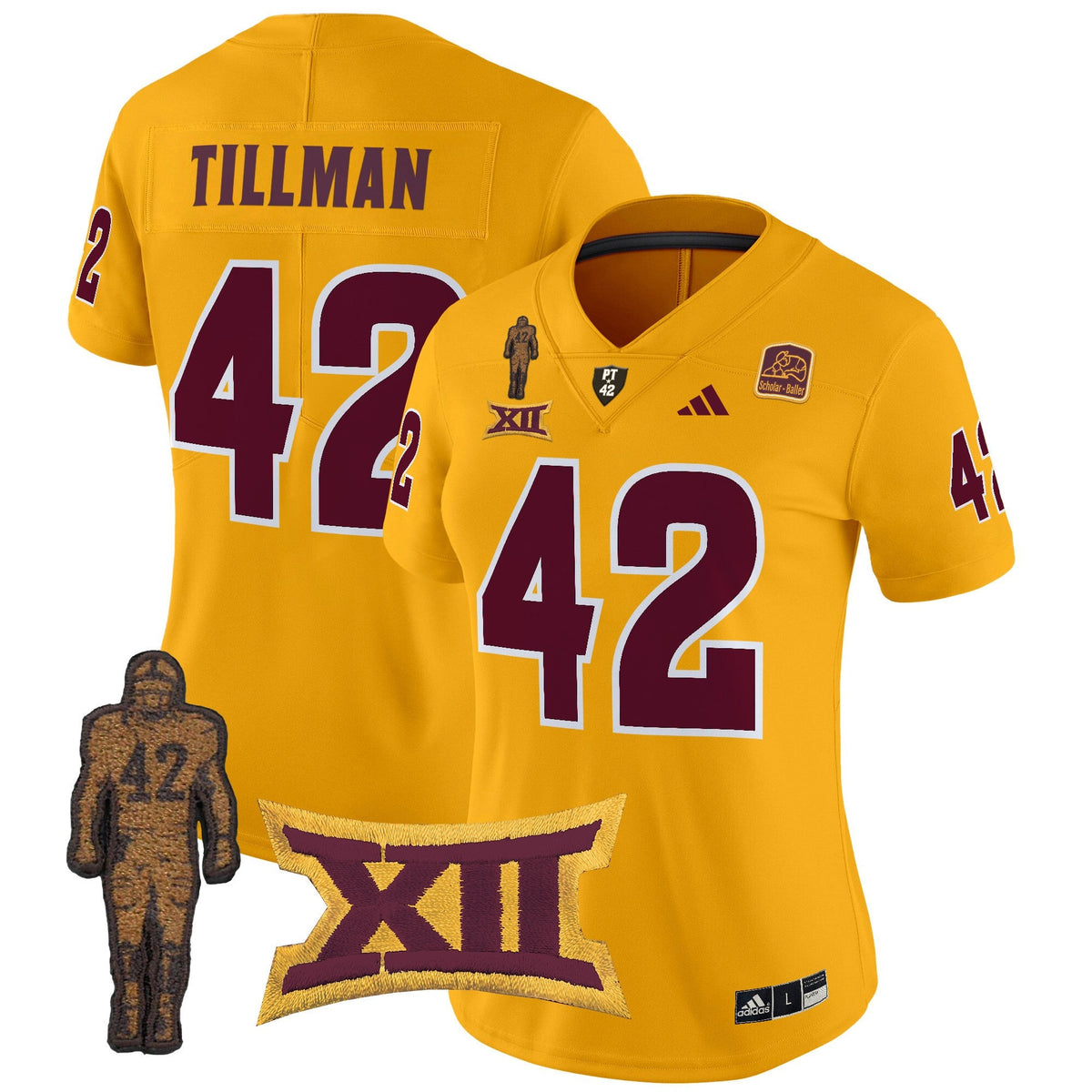 Women's Arizona State Sun Devils 2024 Pat Tillman Honoring Patch Vapor Limited Jersey - All Stitched - image 38
