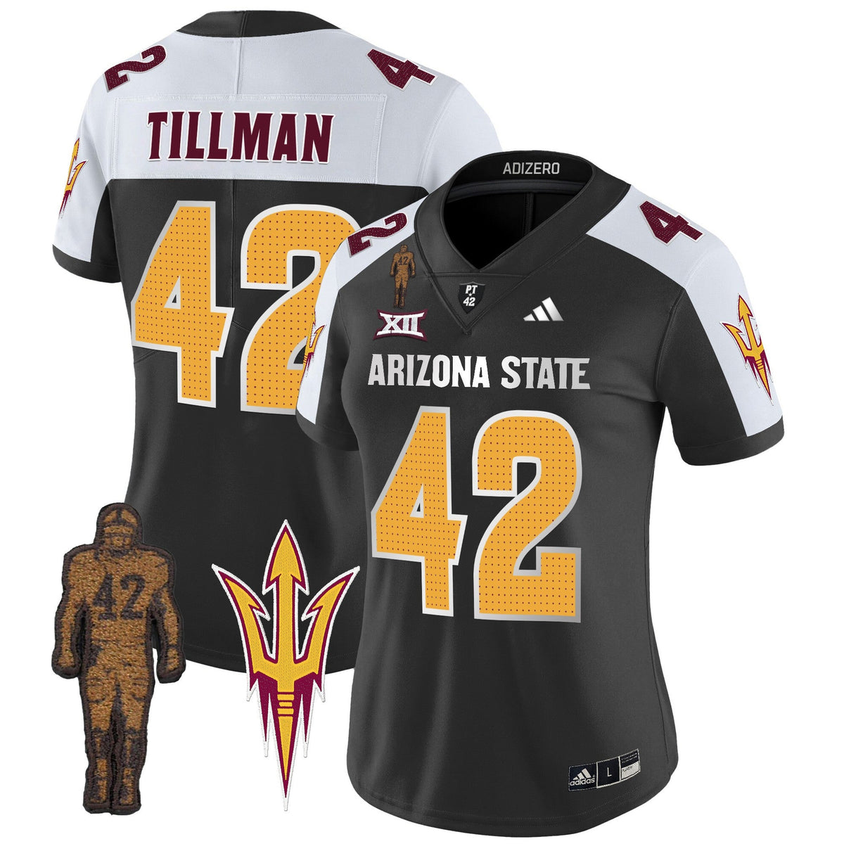 Women's Arizona State Sun Devils 2024 Pat Tillman Honoring Patch Vapor Limited Jersey V2 - All Stitched - image 22