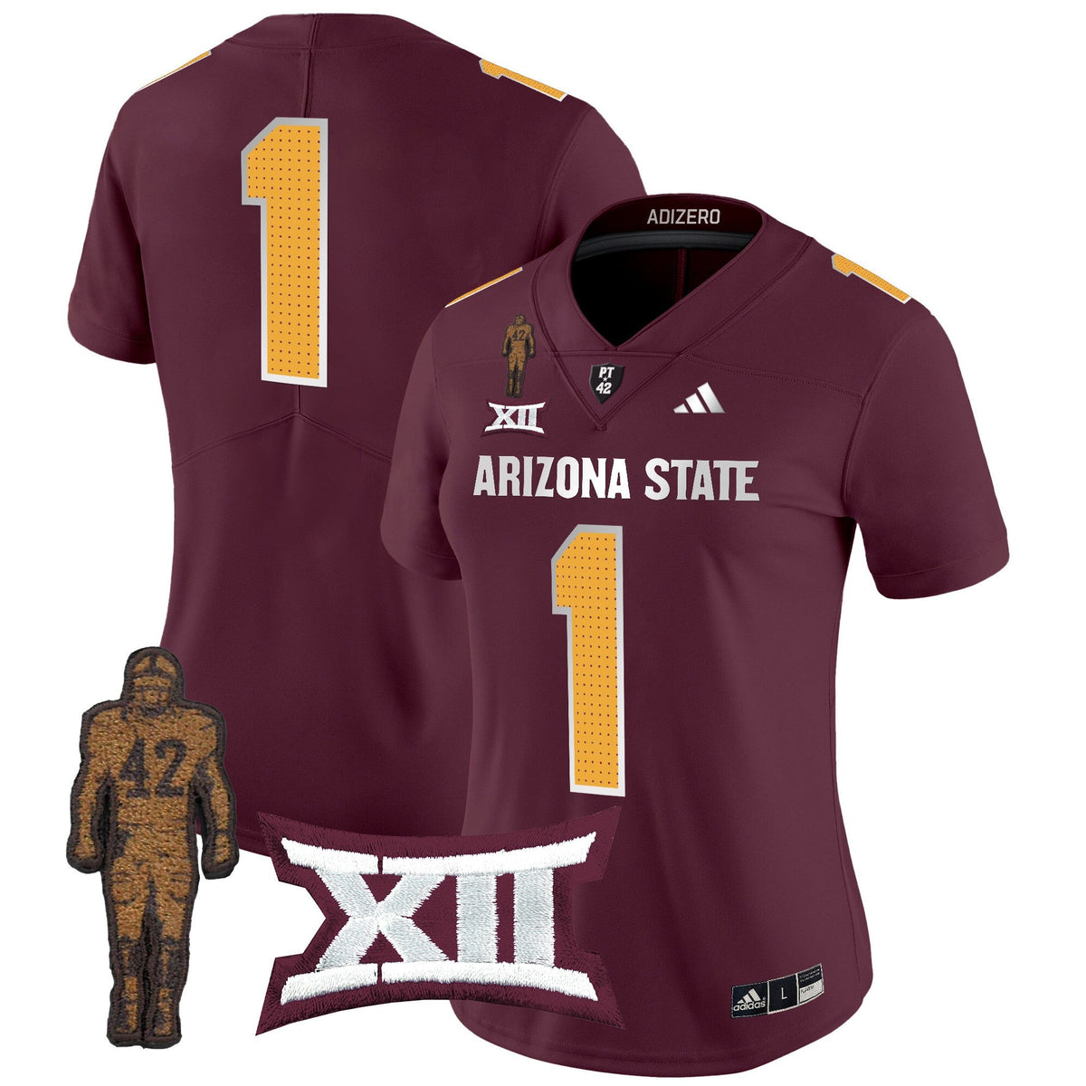 Women's Arizona State Sun Devils 2024 Pat Tillman Honoring Patch Vapor Limited Jersey V2 - All Stitched - image 40