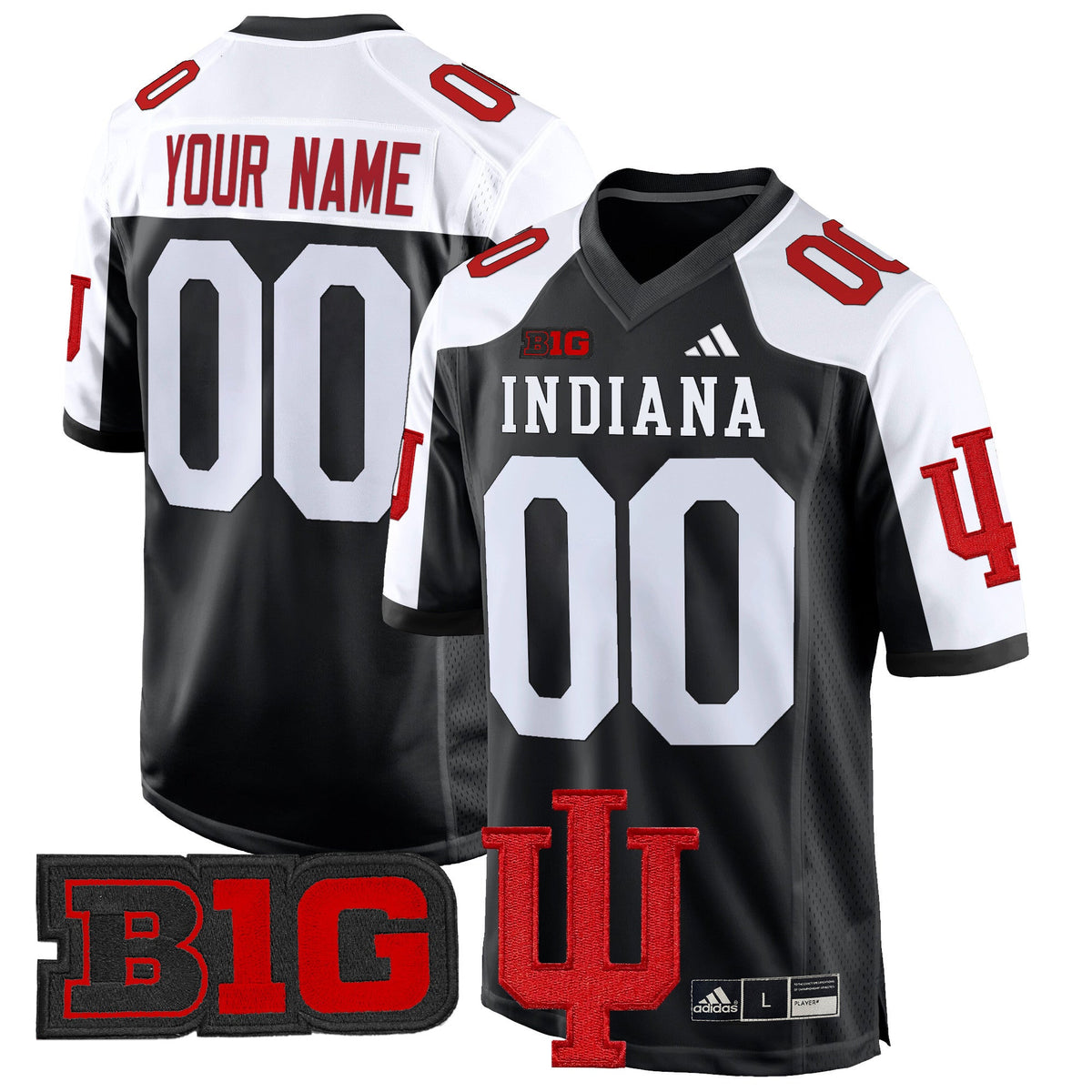 Indiana Hoosiers 2024 Game Custom Jersey V2 - All Stitched - image 2