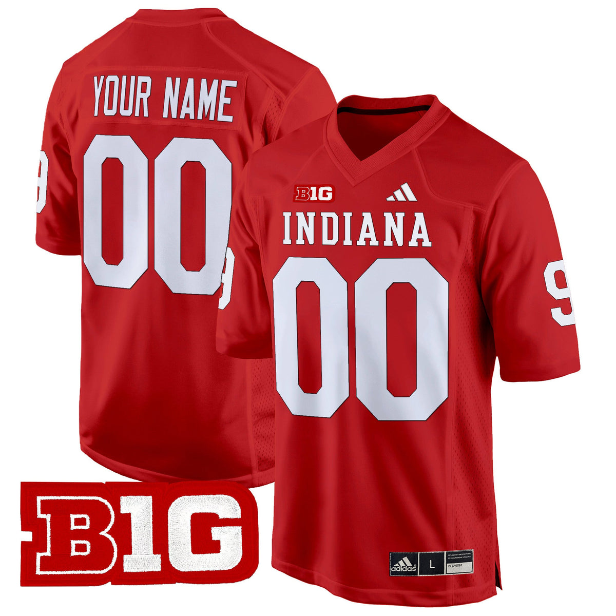 Indiana Hoosiers 2024 Game Custom Jersey V2 - All Stitched - image 3