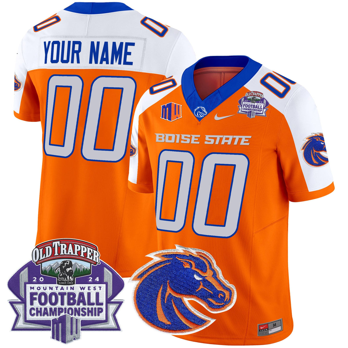 Boise State Broncos 2024 Championship Vapor Limited Custom Jersey - All Stitched - image 2
