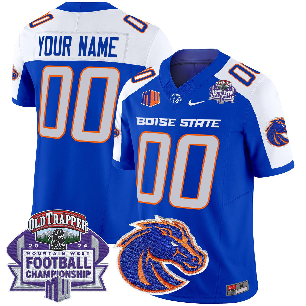 Boise State Broncos 2024 Championship Vapor Limited Custom Jersey - All Stitched - image 1