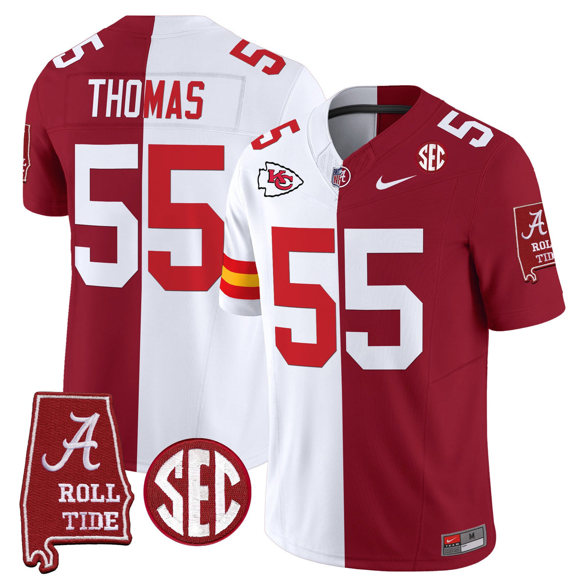 Alabama Crimson Tide Split Vapor Limited Jersey - All Stitched - image 6