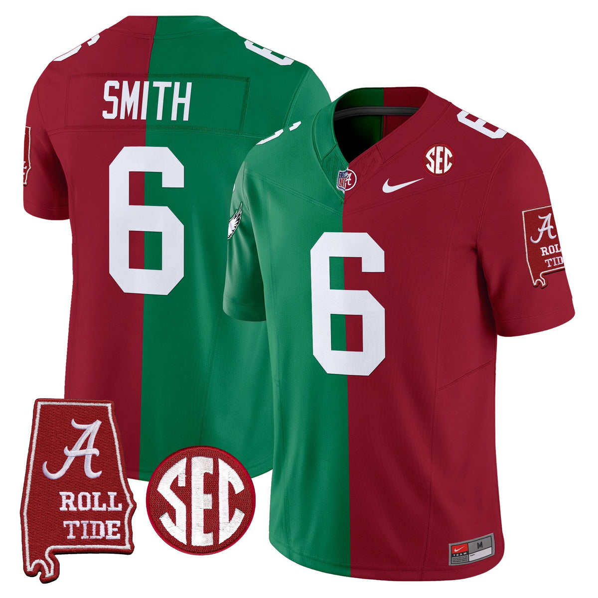 Alabama Crimson Tide Split Vapor Limited Jersey - All Stitched - image 7