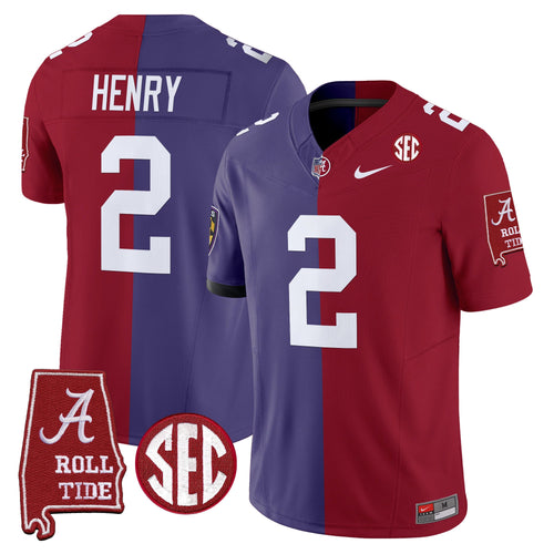 Alabama Crimson Tide Split Vapor Limited Jersey - All Stitched - image 1