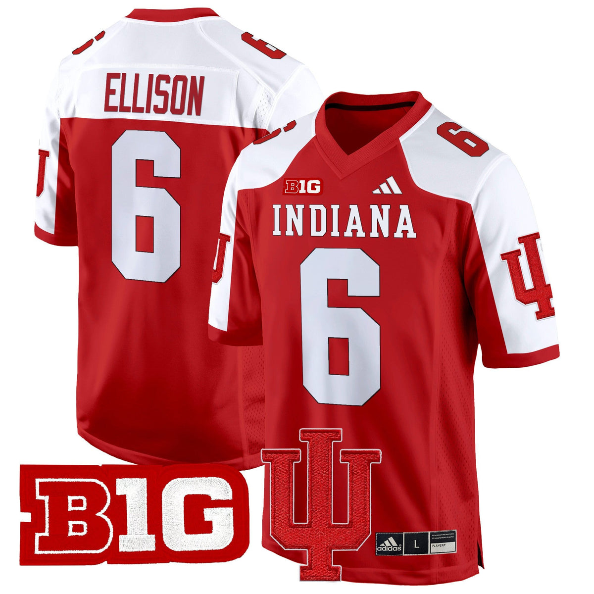 Men's Indiana Hoosiers 2024 Game Jersey V2 - All Stitched - image 2