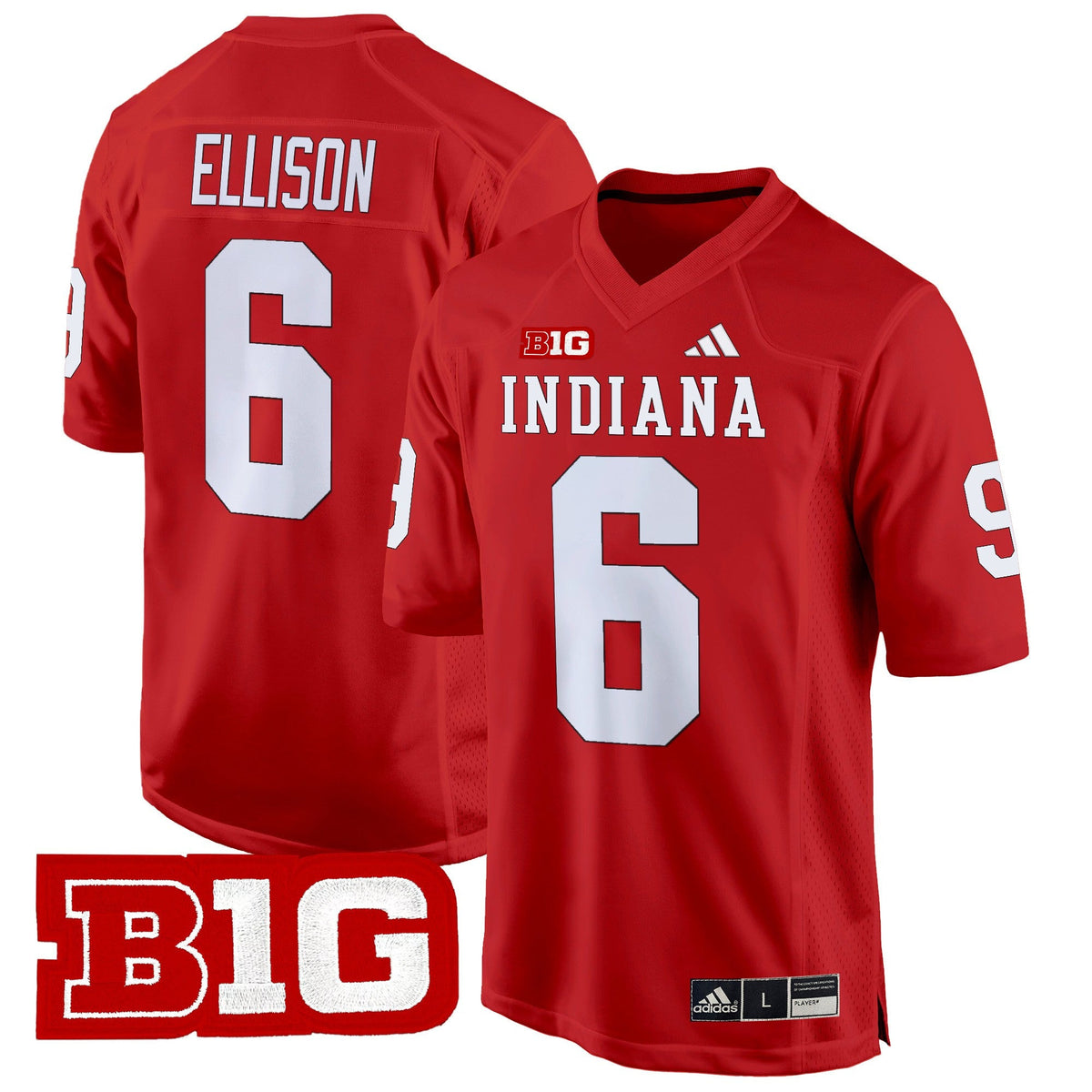 Men's Indiana Hoosiers 2024 Game Jersey V2 - All Stitched - image 16