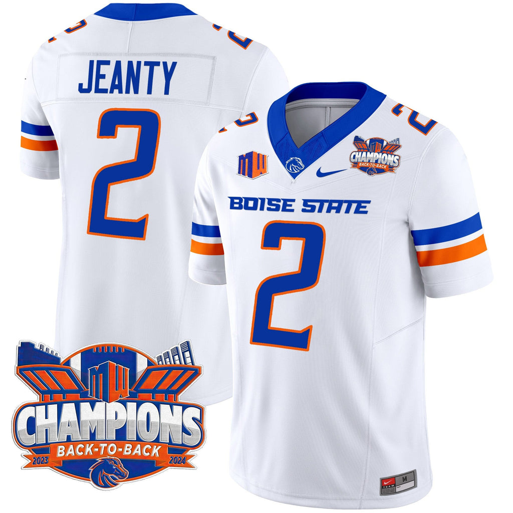 Men's Boise State Broncos 2024 Back To Back Champions Vapor Limited Jersey - All Stitched - image 37
