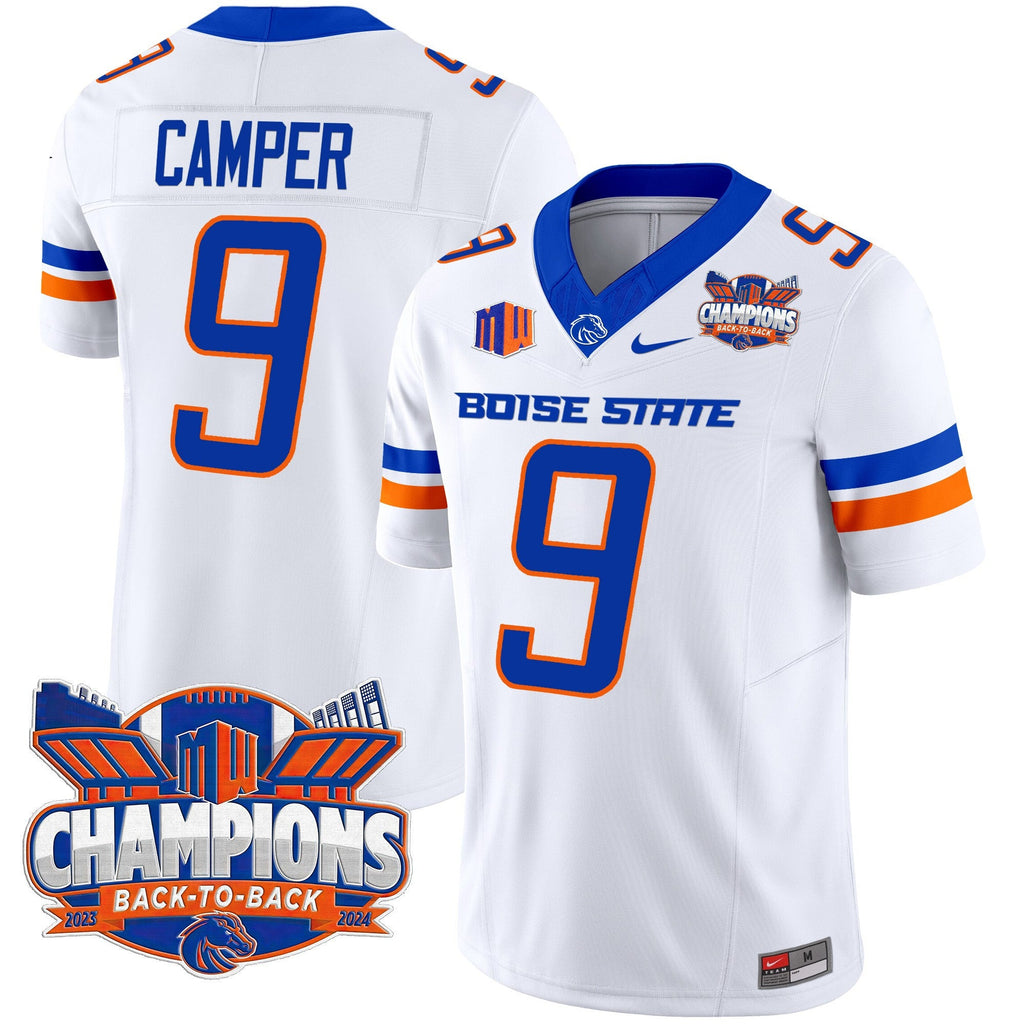 Men's Boise State Broncos 2024 Back To Back Champions Vapor Limited Jersey - All Stitched - image 39
