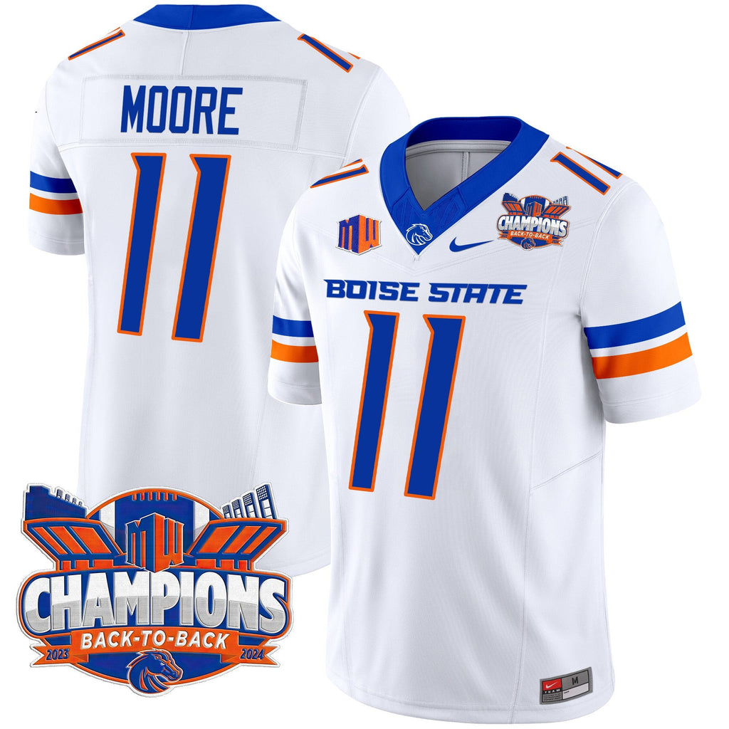 Men's Boise State Broncos 2024 Back To Back Champions Vapor Limited Jersey - All Stitched - image 41