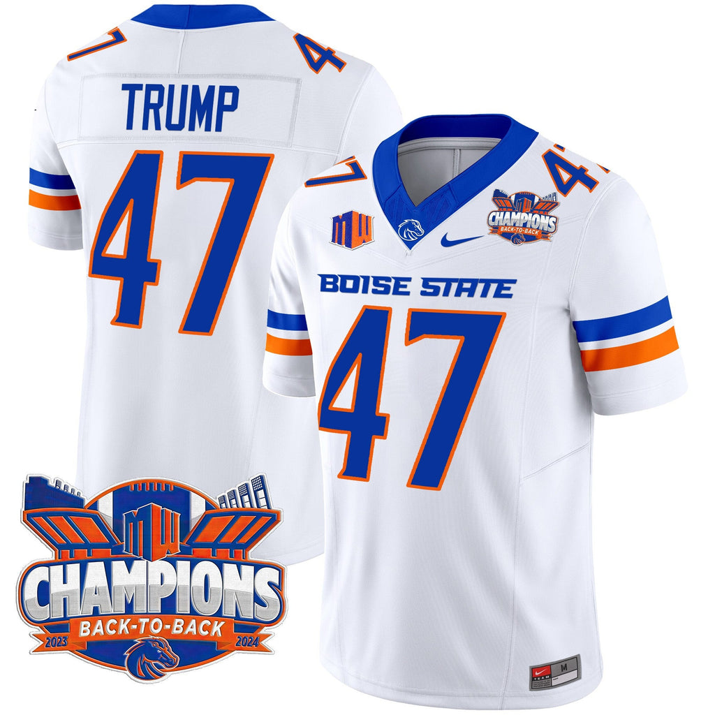 Men's Boise State Broncos 2024 Back To Back Champions Vapor Limited Jersey - All Stitched - image 44