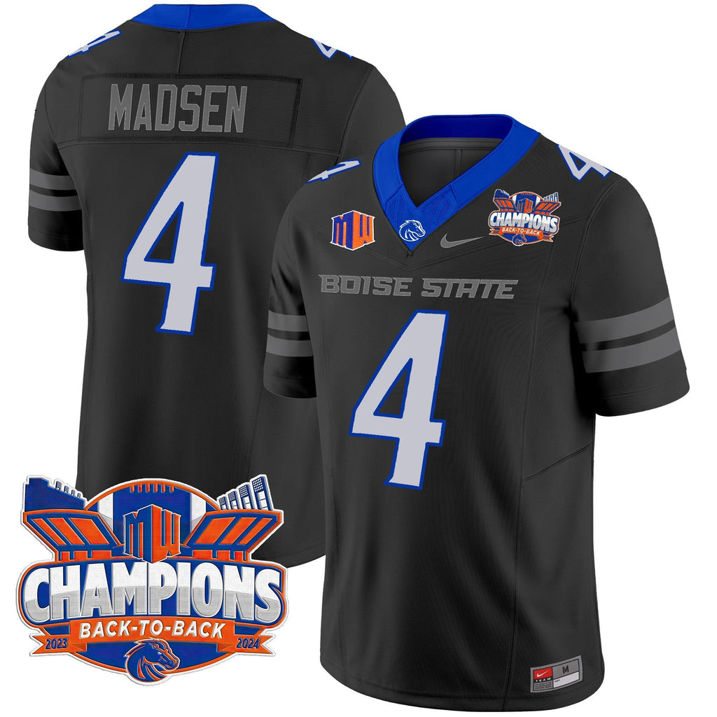 Men's Boise State Broncos 2024 Back To Back Champions Vapor Limited Jersey - All Stitched - image 47