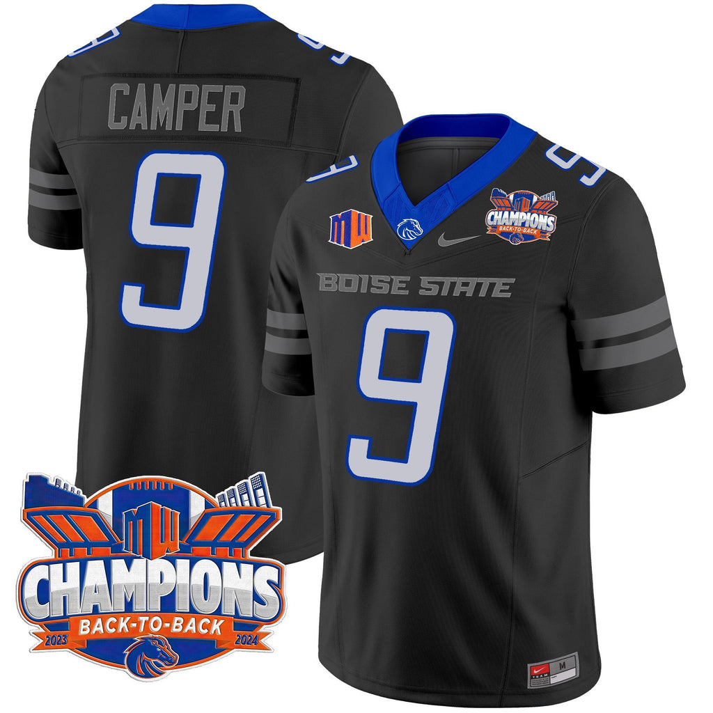 Men's Boise State Broncos 2024 Back To Back Champions Vapor Limited Jersey - All Stitched - image 48