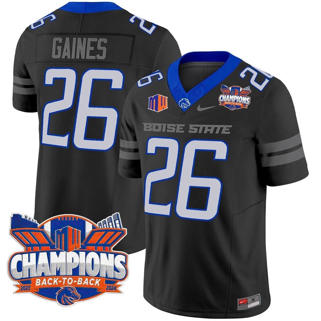 Men's Boise State Broncos 2024 Back To Back Champions Vapor Limited Jersey - All Stitched - image 49