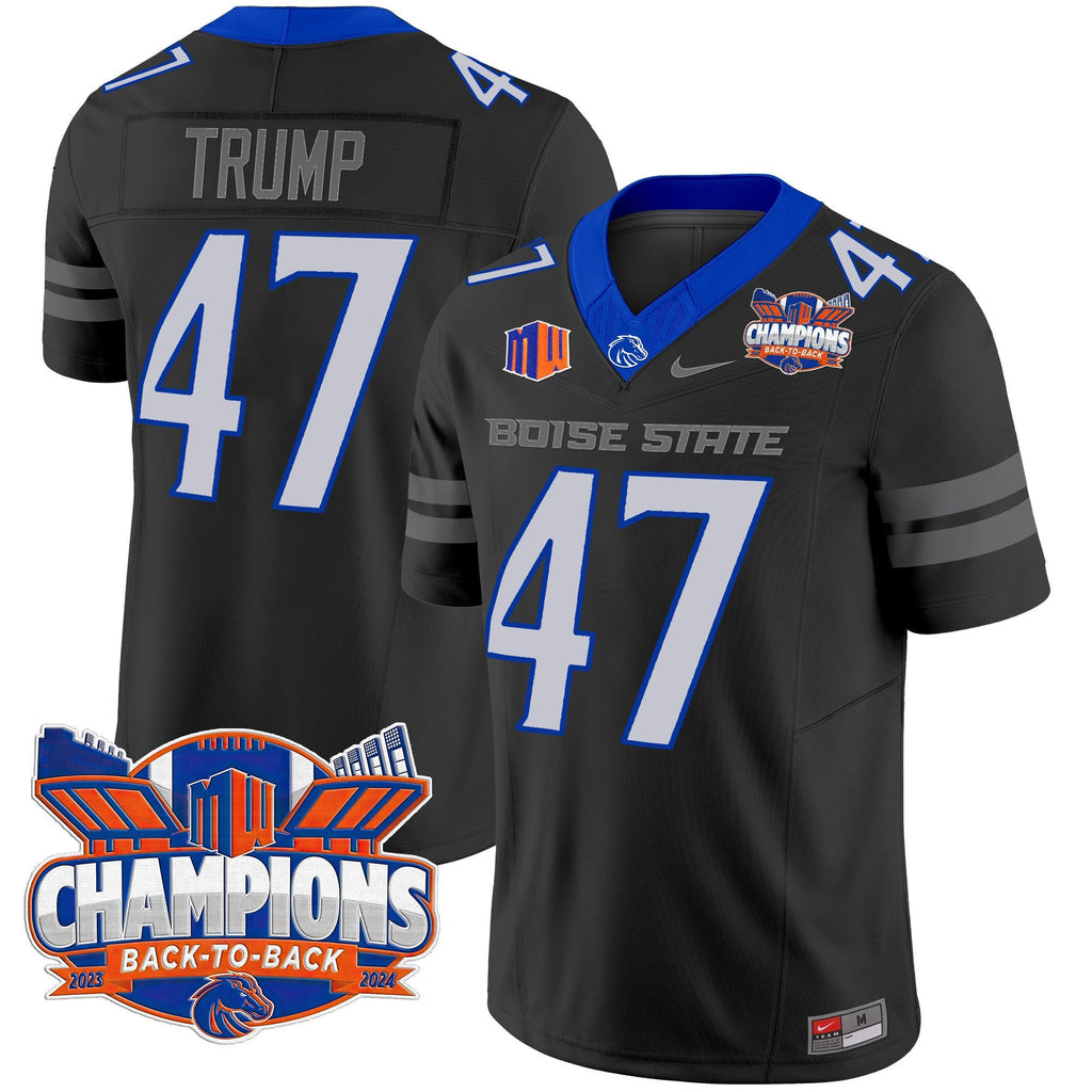Men's Boise State Broncos 2024 Back To Back Champions Vapor Limited Jersey - All Stitched - image 53
