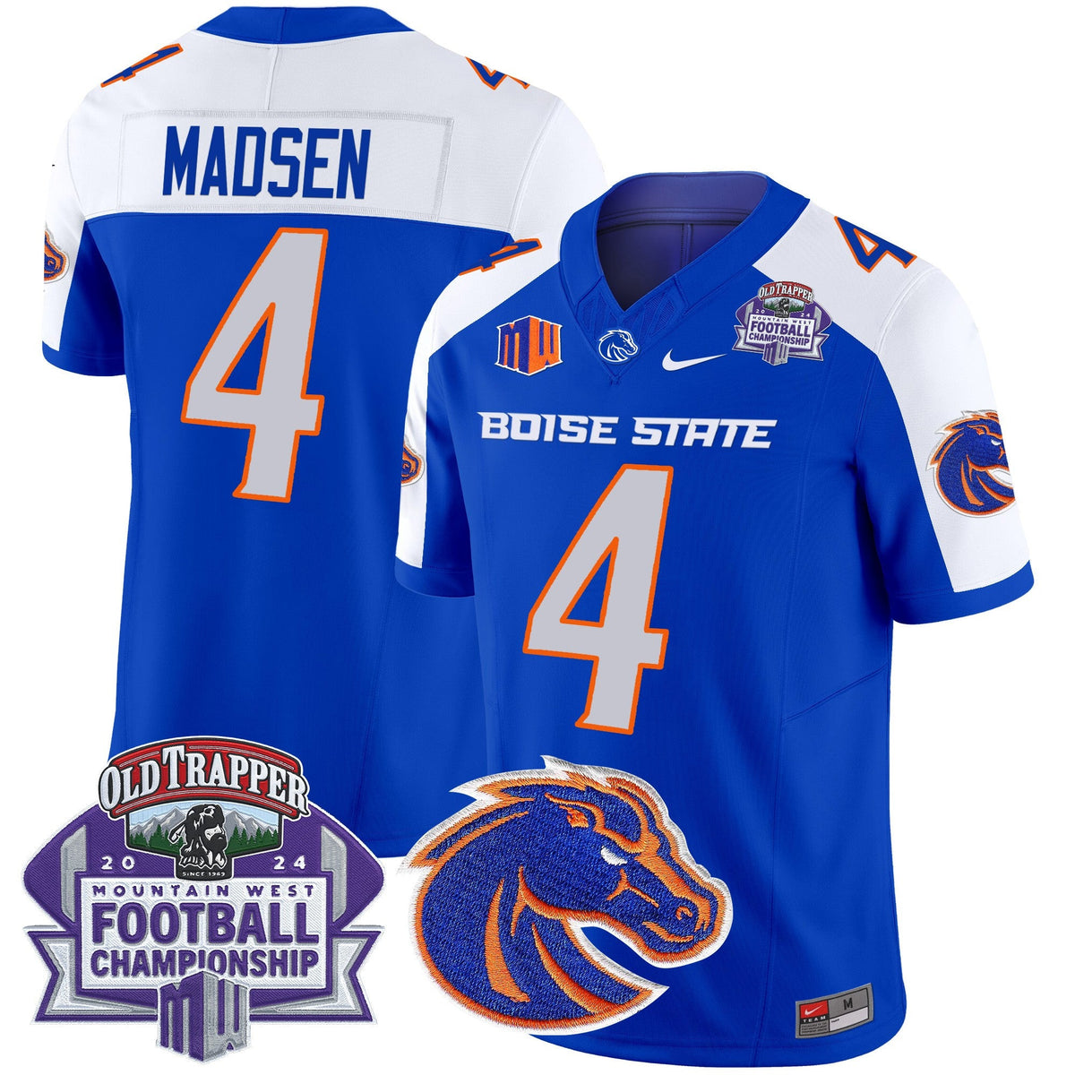 Men's Boise State Broncos 2024 Championship Vapor Limited Jersey - All Stitched - image 2