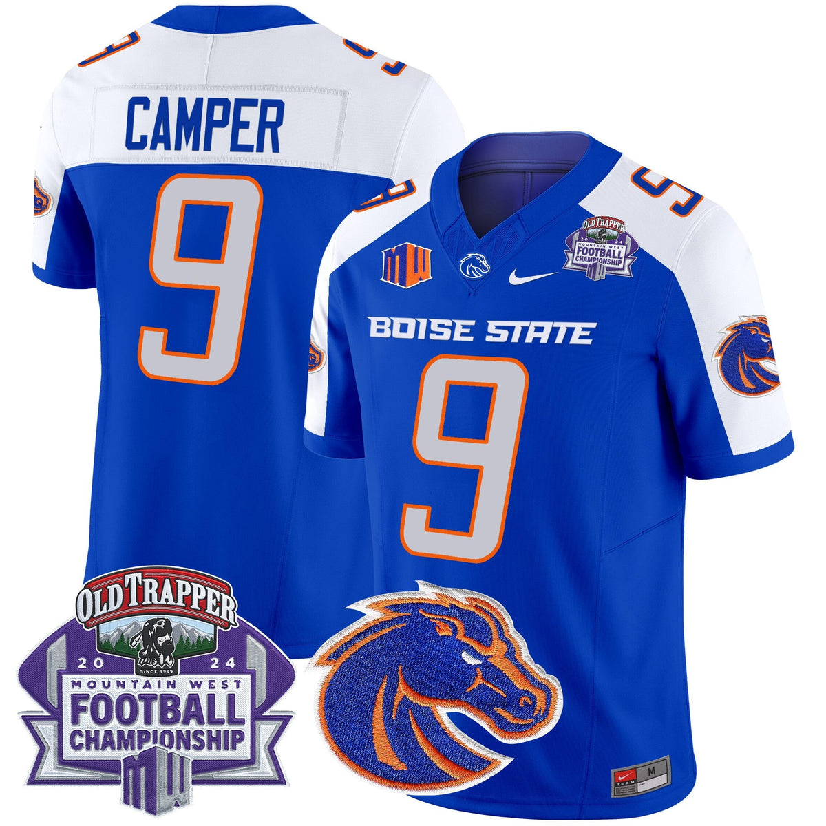 Men's Boise State Broncos 2024 Championship Vapor Limited Jersey - All Stitched - image 3