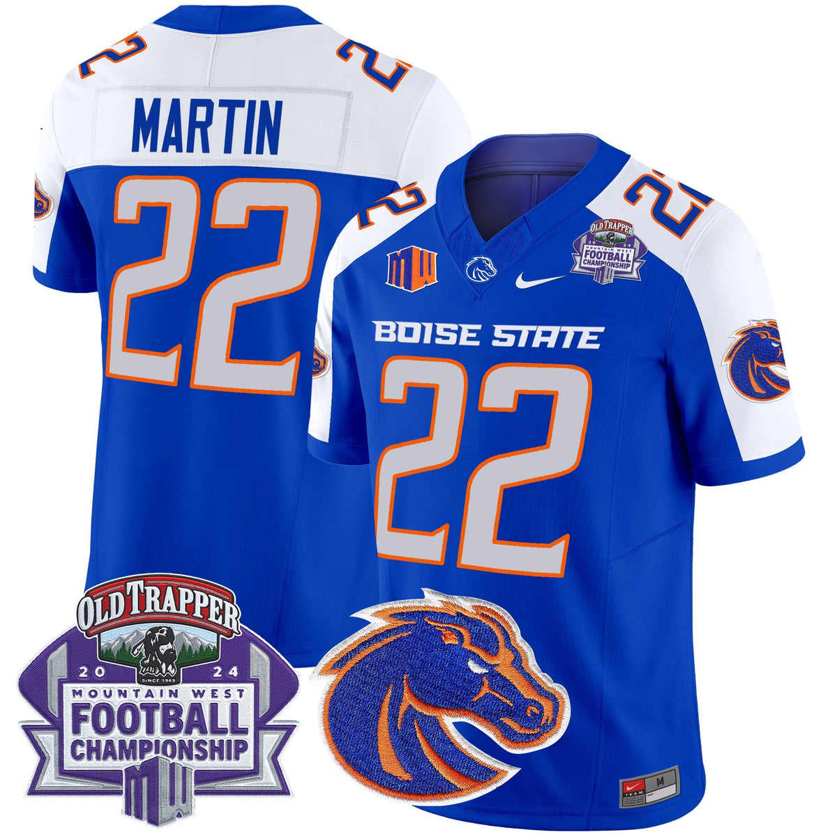 Men's Boise State Broncos 2024 Championship Vapor Limited Jersey - All Stitched - image 6