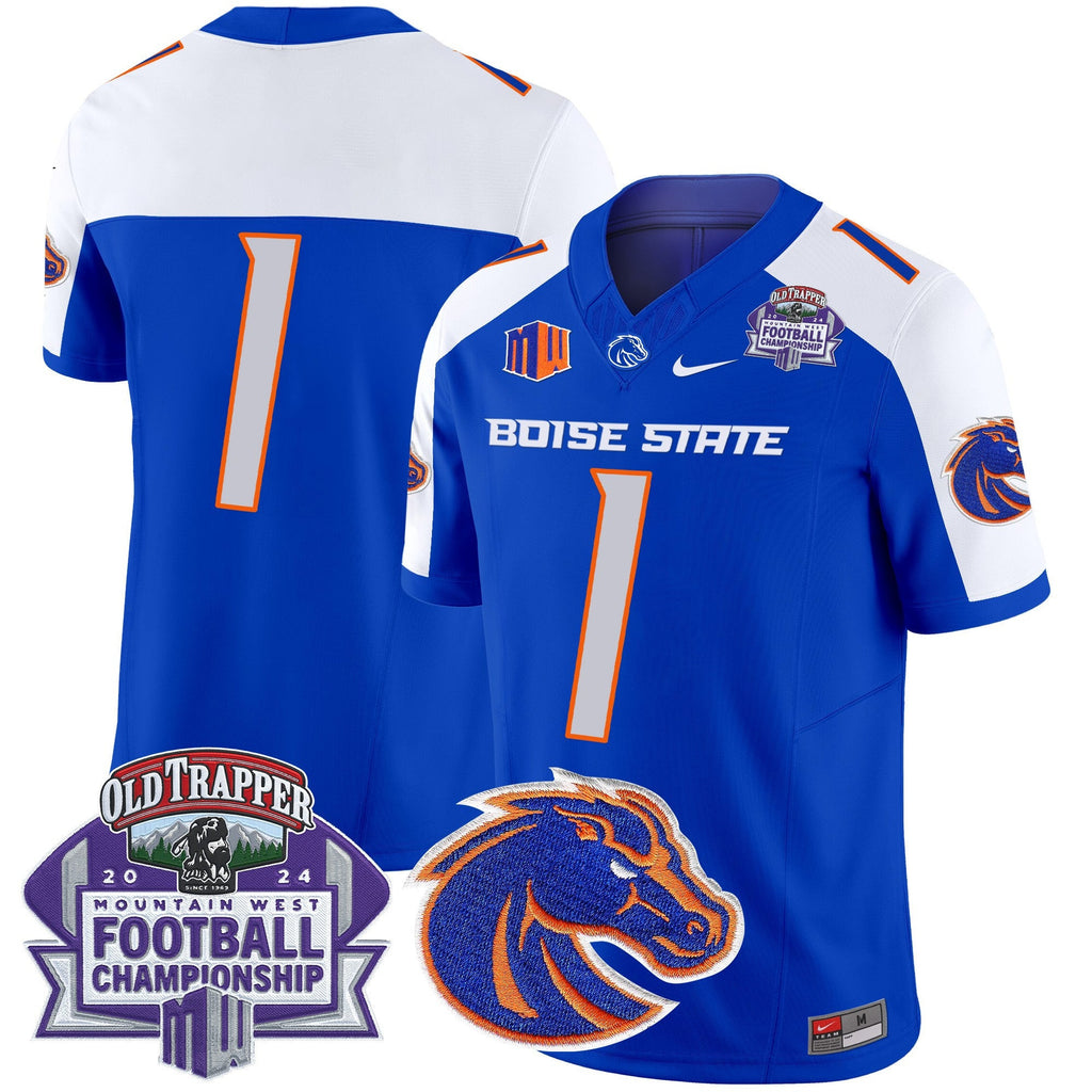 Men's Boise State Broncos 2024 Championship Vapor Limited Jersey - All Stitched - image 9