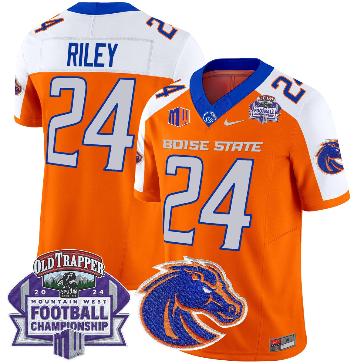 Men's Boise State Broncos 2024 Championship Vapor Limited Jersey - All Stitched - image 16