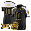 Men's Arizona State Sun Devils 2025 Peach Bowl Gold Vapor Limited Jersey - All Stitched - image 1