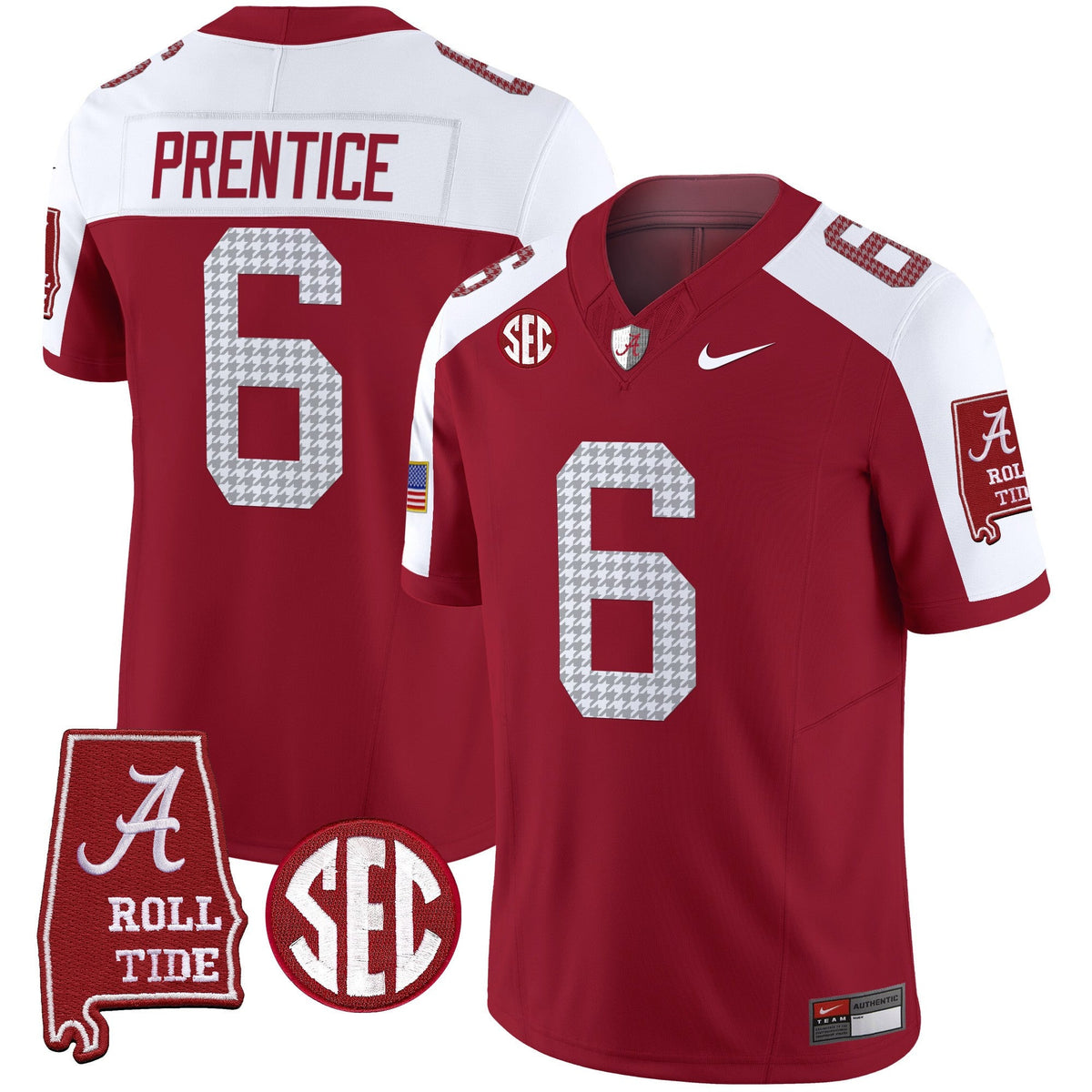 Men's Alabama Crimson Tide Pro Combat Vapor Limited Jersey - All Stitched - image 16