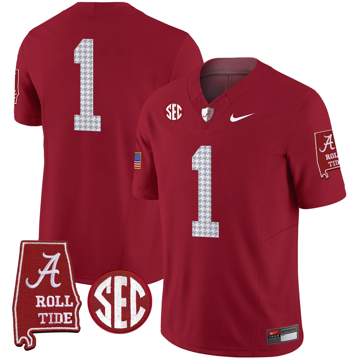 Men's Alabama Crimson Tide Pro Combat Vapor Limited Jersey - All Stitched - image 30