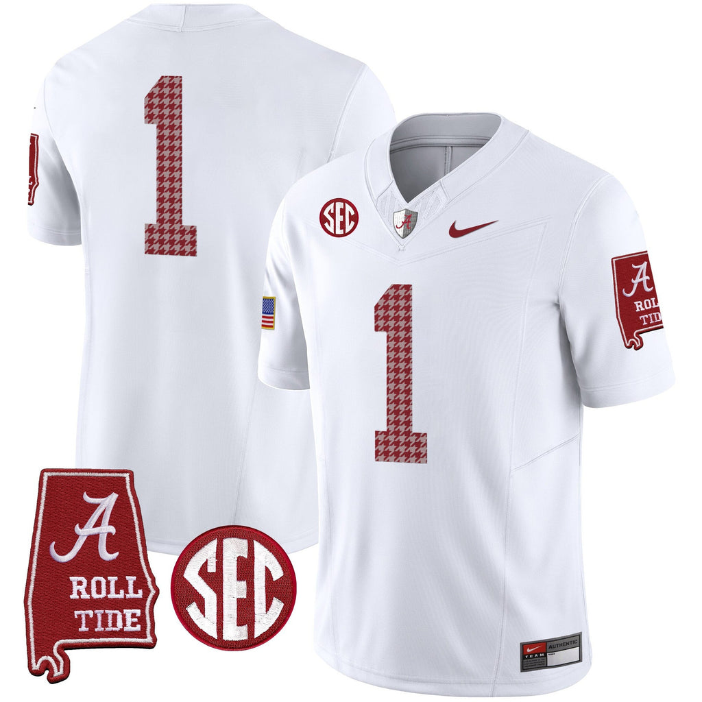 Men's Alabama Crimson Tide Pro Combat Vapor Limited Jersey - All Stitched - image 40