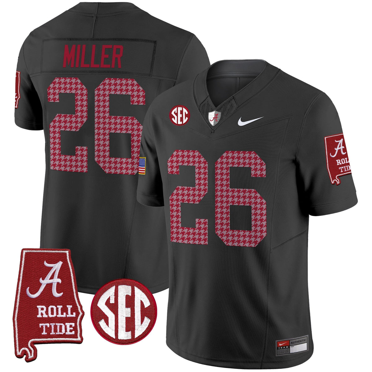 Men's Alabama Crimson Tide Pro Combat Vapor Limited Jersey - All Stitched - image 42